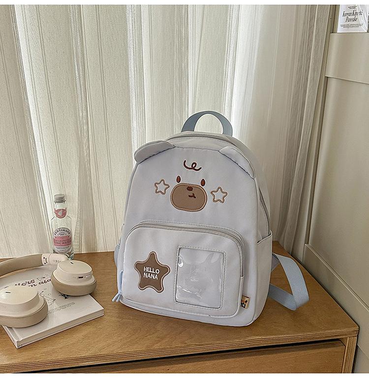 School bag new cartoon love backpack lightweight versatile children's bag casual high value batch
