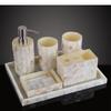 Resin Bathroom Set Lotion Bottle Mouthwash Cup Toothbrush Holder Soap Dishes Home Shampoo Hand Sanitizer Storage
