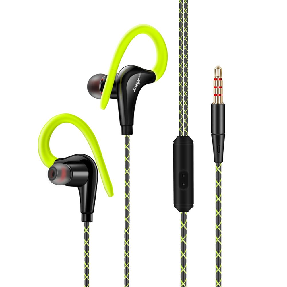 אוזניות תוך אוזניות 3.5 מ"מ סטריאו HIFI למוזיקה סופר בס אוזניות ספורט עם מיקרופון