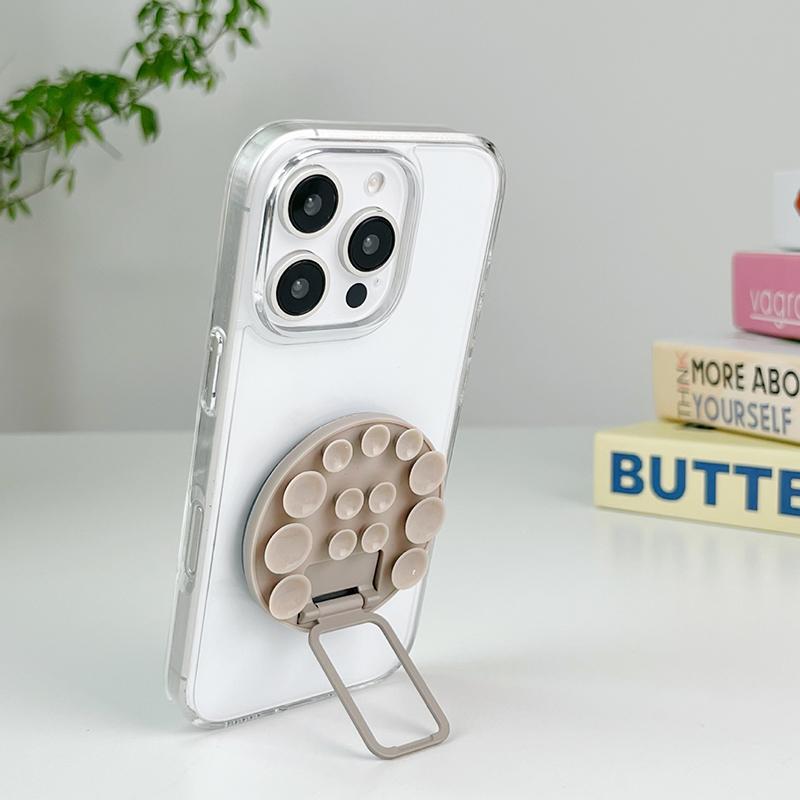 Uniwersalny dwustronny silikonowy przyssawka Uchwyt na telefon Stojak na telefon komórkowy Uchwyt przyssawka do montażu telefonu na ścianie szkle