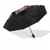 1pc Floral Fantasy Automatic Open/close Umbrella, 8-Rib sturdy structure, Auto Folding/Opening, Portable Travel Umbrella for Women,127