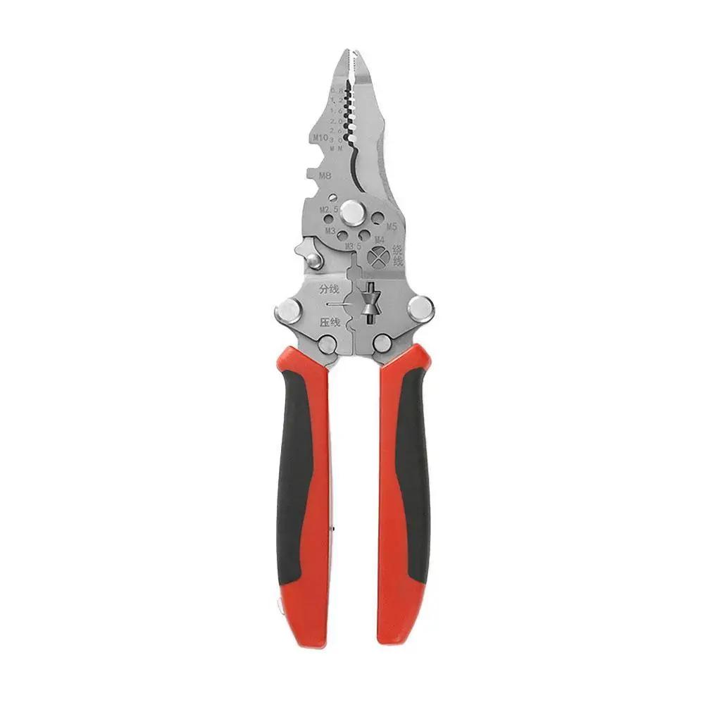 

1 Foldable Wire Stripper With Pulley Design, Multifunctional Ha Winding Crimping Wire Pliers, Electrician Pliers, Wire Spli H4Y3