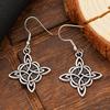 New Retro Religious Style Celtic Knot Pendant Do Old Earrings Fashion Temperament Ladies Holiday Jewellery Accessories Gift