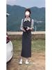 Early Spring Women's Mature Suit: Sleeveless Vest, Shirt, Wide-Leg Pants Petite 3-Piece Set