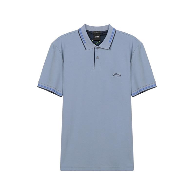 Hugo Boss Polo Shirt Men's Gray Blue 50412675-043