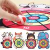 Cartoon Dart Board Games Sticky Ball Flying Ball Target Wall-Mounted Kids Toys