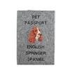 English Springer Spaniel - Dog Passport Case, Document Case, Gift for the Traveller from the Brand