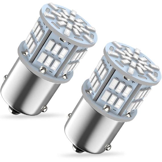 1156 Led Bulb Reverse Light, 1141 1003 7506 BA15S Bulbs, 12V-24V 54SMD Used for Truck Car Backup Reverse Lights, Tail Parking Lights,Camper Trailer