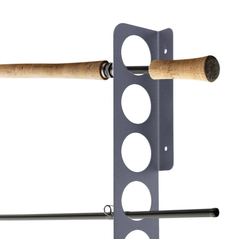 Fishing Rod Display Stand Wall Ceiling Storage Rack Horizontal Rod Stand 6/12-Rod Wall Mounted Fishing Rod Holder