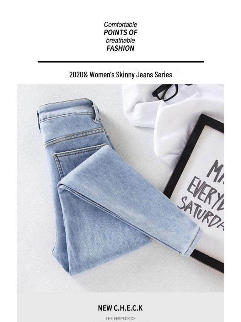 Damen High Waist Skinny Jeans Slim Fit: Vielseitige Stretch-Bleistifthosen für alle Jahreszeiten 2025