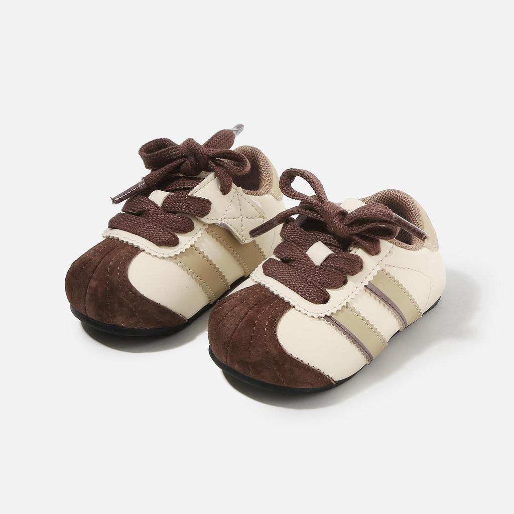 2026 Frühling & Herbst Lauflernschuhe für Babys: Farbblock, Rutschfeste Sportschuhe für Jungen, Bequeme Freizeitschuhe mit Weichsohle für Mädchen