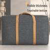 Large Grey Cationic Storage Bag for Clothes, Comforters, and Travel