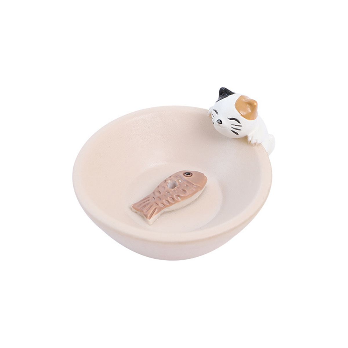 

Healing Cute Multifunctional Resin Ash Catcher Censer Rack Incense Holder Incesence Stick Holder kitten