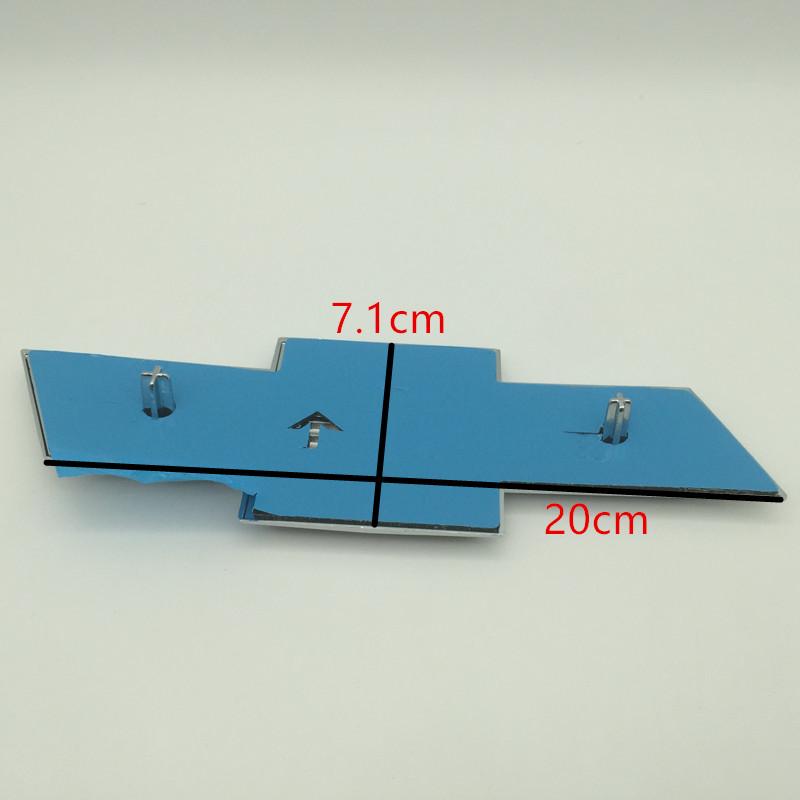 cxjva7 1pcs 214x73mm 200x71mm for 10-14 Sail Car Front Grille Head Hood Bonnet Emblem Rear Tail Bumper Trunk Sticker Badge