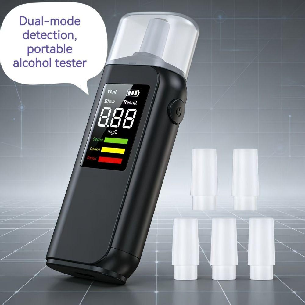 Accuracy Breathalyzer Analyzer LED Digital Display Portable Blow Breathalyzer Car Accessories