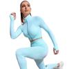 European-American Women's Quick-Dry Long Sleeve Yoga & Running Set