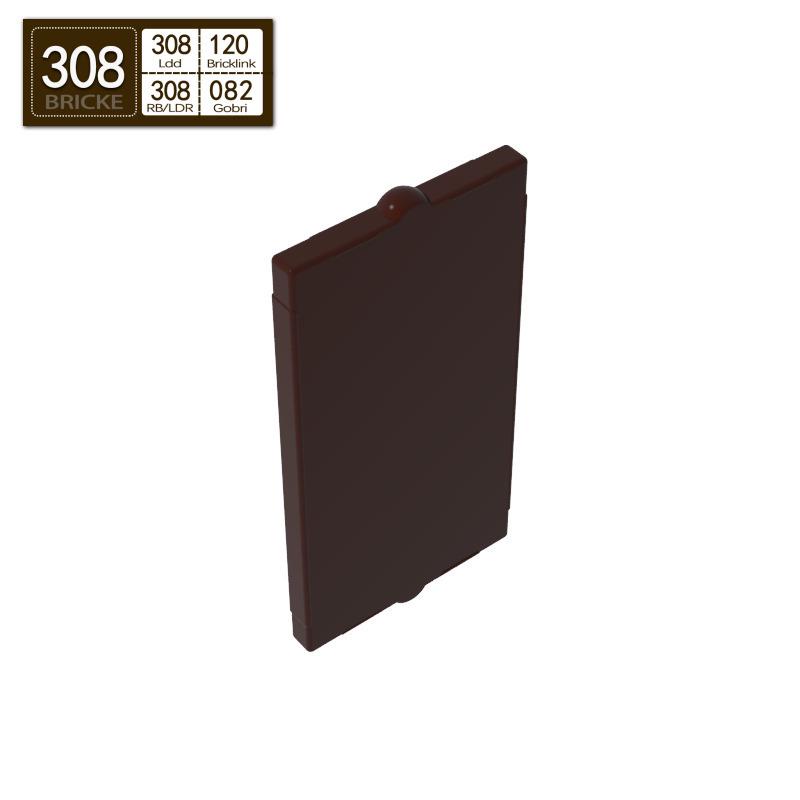 BRICKE 1x2x3 Glass Brick for Lego 60602 MOC Building Blocks 50g (~105pcs)
