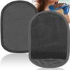 2 Pcs Sand Wipe Off Mitts Large Size   Mesh Fabric Beach Sand Remover Cleaner Vacation   for Sandboxes
