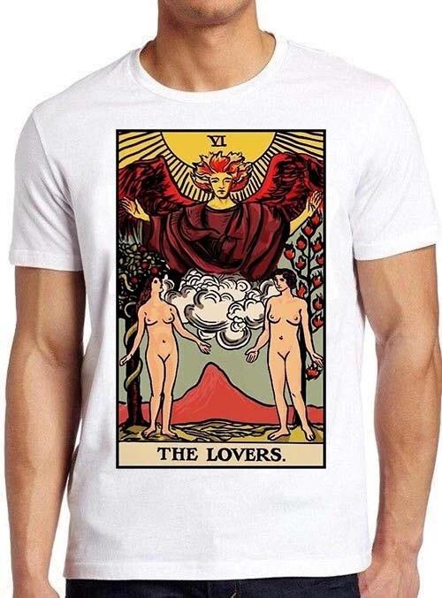 The Lesbian Lovers Tarot Card LGBT Gay Proud Pride Funny Cult Gift T Shirt M954