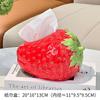 Creative Artificial Strawberry Plastics Tissue Box Art Living Room Extractable Tissue Box Bookcase Entrance Countertop Ornaments