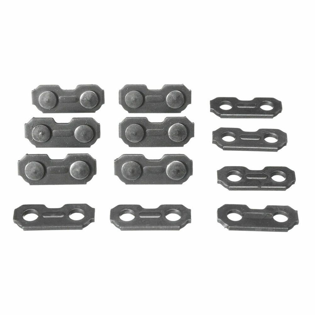 6pcs Chainsaw Chain Joiner Links for 3/8 0 063 Chainsaw Chain Replacement Metal Parts Accessories for Chain Saw Repair