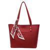 Large Capacity Red Bag Women's Versatile New Casual Shoulder Handbag Commuter Tote Bag