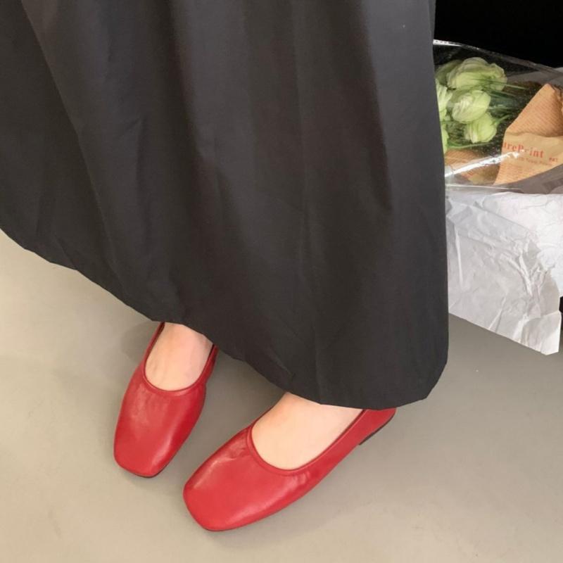 Fashion Soft Shoes Women Flats Spring Shallow Mouth Slip-on Round Toe Casual Female Sneakers Dress New Dress Comfortable Women Flat Shoe