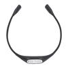 Neck Light Black Dual Color Temperature Eye Caring USB Rechargeable LED Portable Neck Book Light with Brightness   for Reading