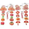 Cartoon Lucky Hanging Pendant Chinese Style Festival Banner Hanging  Spring Festival