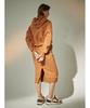 Myue Leafy Jersey Skirt - Camel