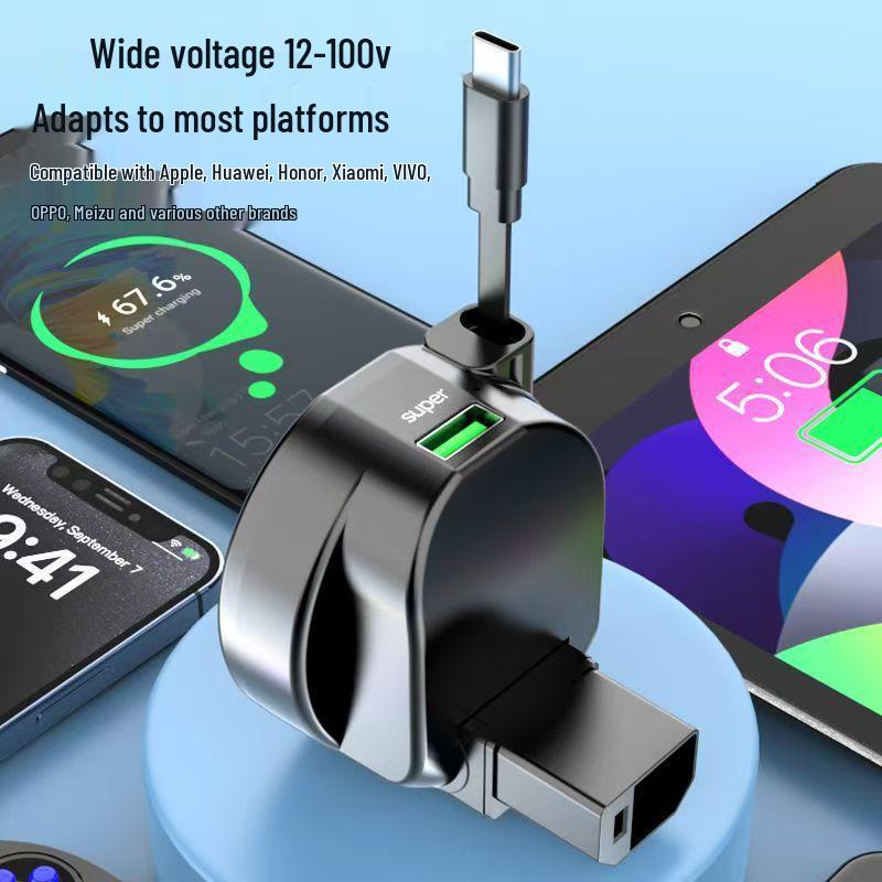 Universal Fast-Charging Electric Scooter USB Converter 60V/72V