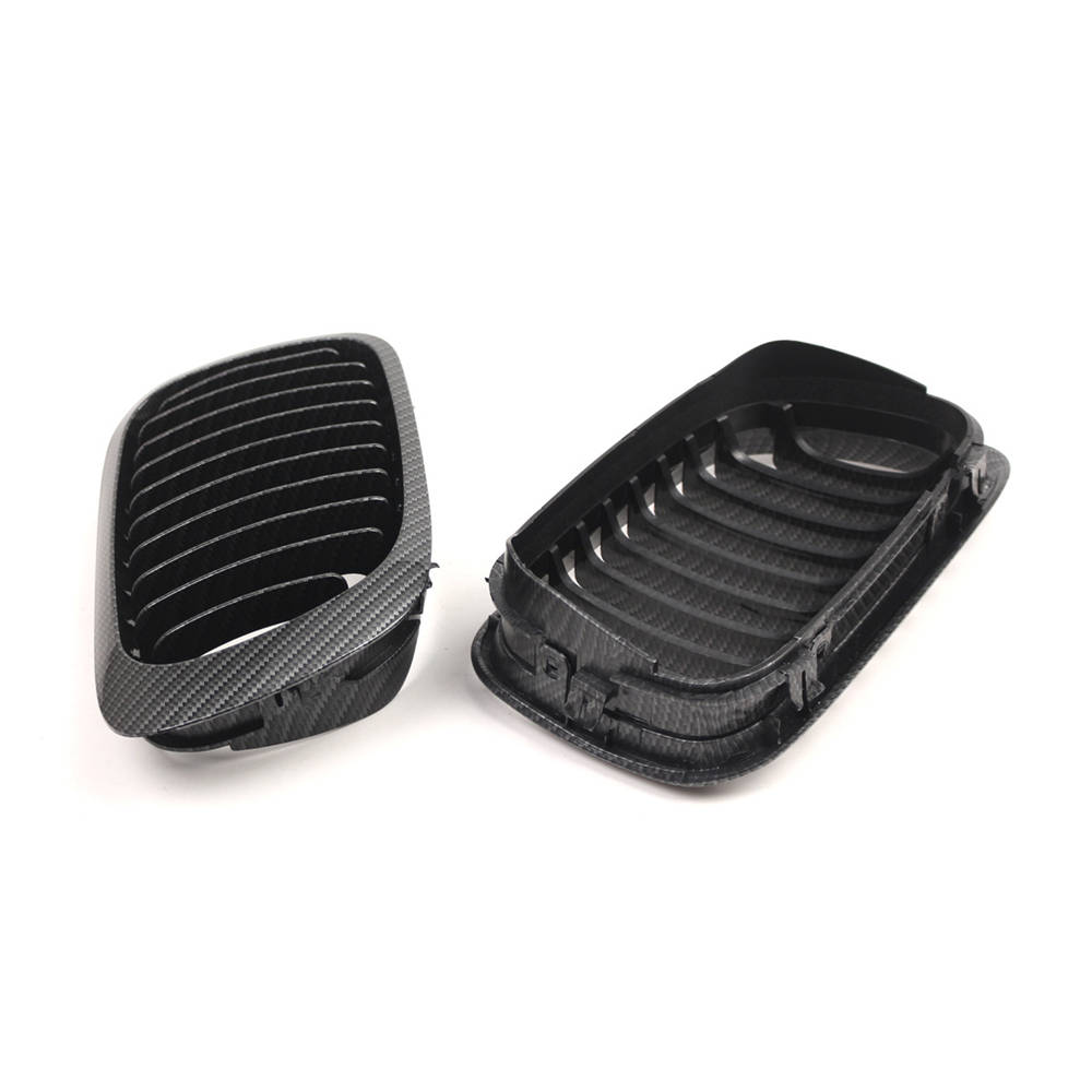 Stoßfänger Nieren Grill Gitter Kohlefaser Für BMW 3er E46 2 Tür M3 1999-2006 Vor-Facelift 51138208685 51138208686