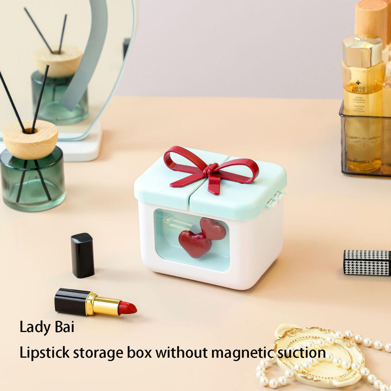 

2025 Новый Оригинальный Настольный Бокс для Хранения Помады помада Блеск для губ Хранение Duoge Коробка для Эфирных Масел Косметика