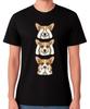 Pembroke Welsh Corgi Zobacz Usłysz Mów Nie Złe Unisex Koszulka Uroczy Pies Miłośnik Piesków Koszulka