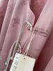 2024 Cool Zen-Style Women's Pink Hanfu Shirt Jacket for Early Autumn