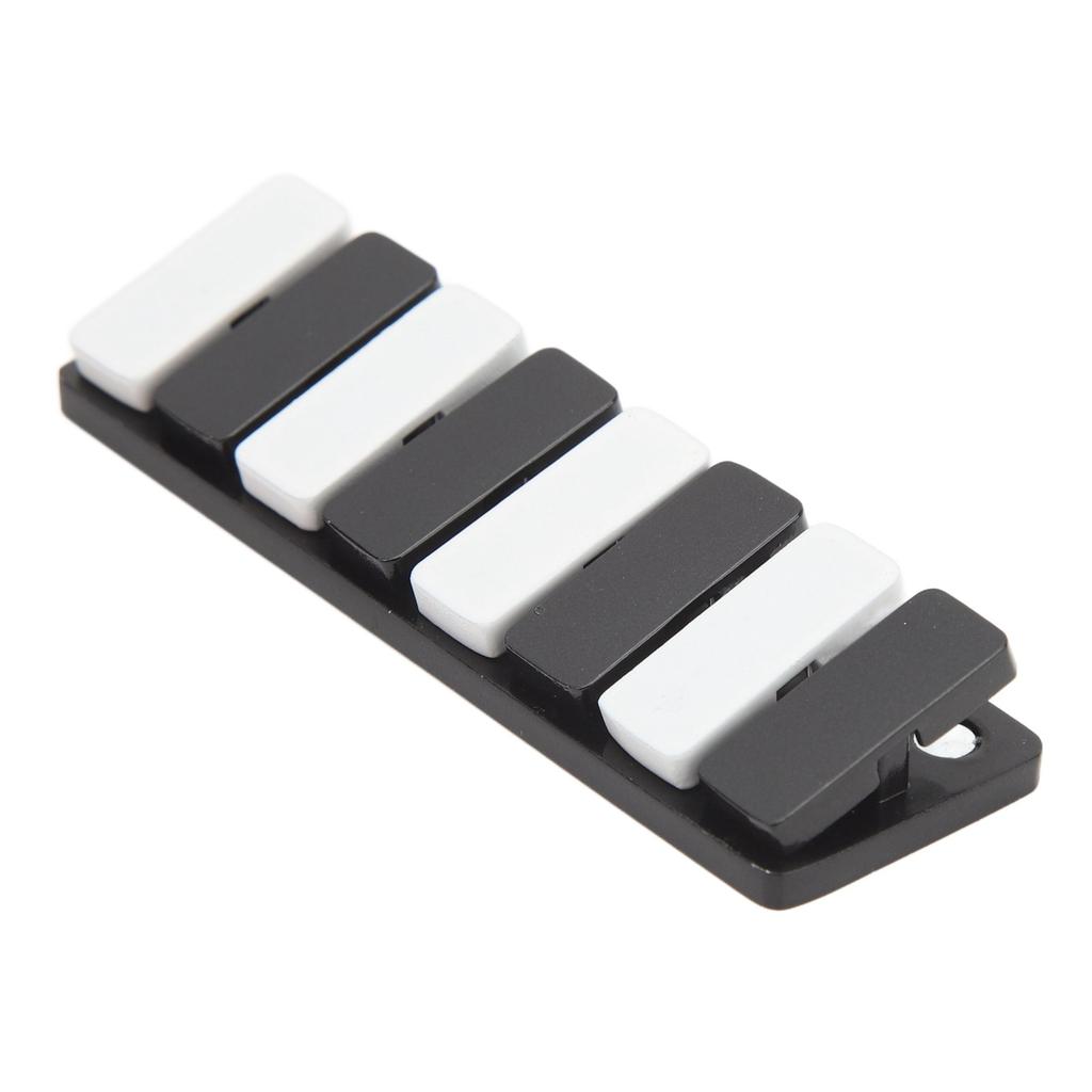 Piano Key Haptic Clicker Toy Zinc Alloy Adult Portable ADHD Slider Anxiety Stress Relief Toy