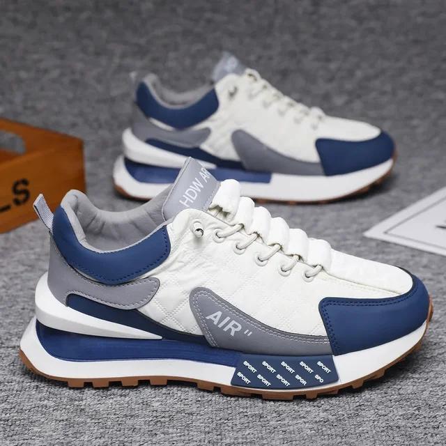 Men's Shoes 2025 Autumn and Winter New Casual Sports Shoes, Fashionable Thick Soled Non Slip Running Shoes, Soft Soled Dad Shoes