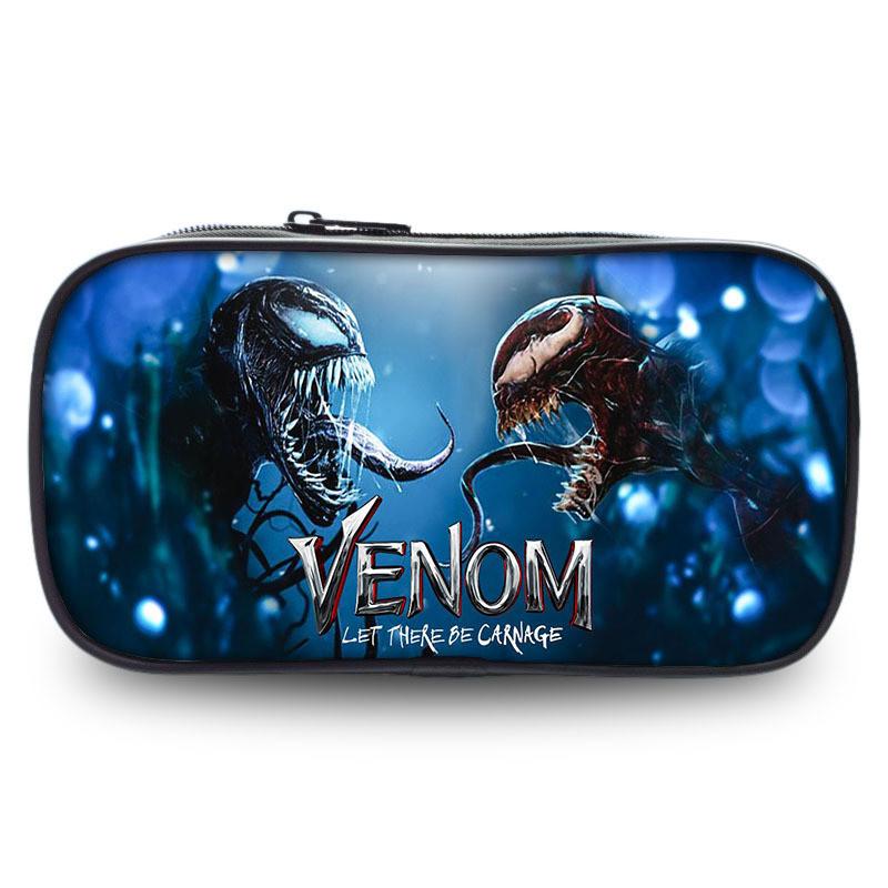 Venom The Last Dance Large Capacity Oxford Material Pencil Pouch Perfect For School And Everyday Use