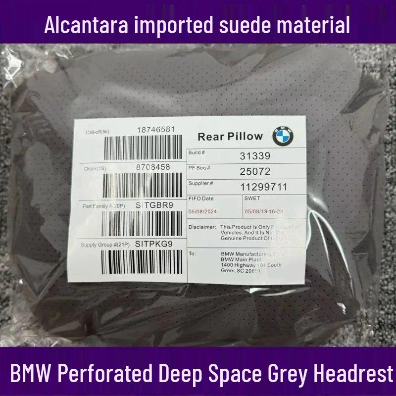 Zagłówek i podparcie lędźwiowe do BMW serii 3, 4, X1, X2, X3, X5, X6, GT - Ochrona szyi i komfort wnętrza samochodu