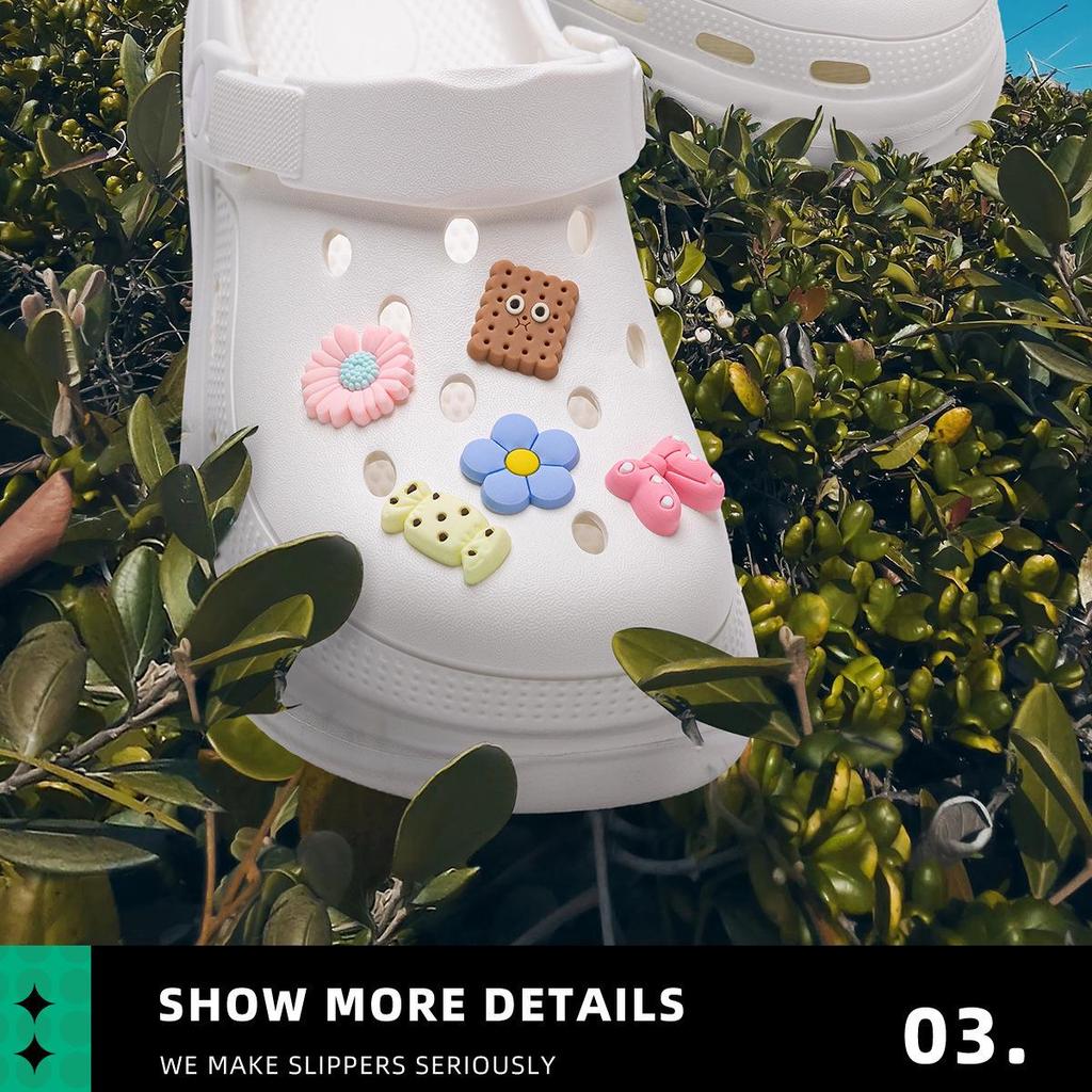 Women's 2024 Anti-Slip Thick-Soled Beach Shoes: Closed-Toe, Hole Design, Half-Slippers for Summer Outdoor Wear.
