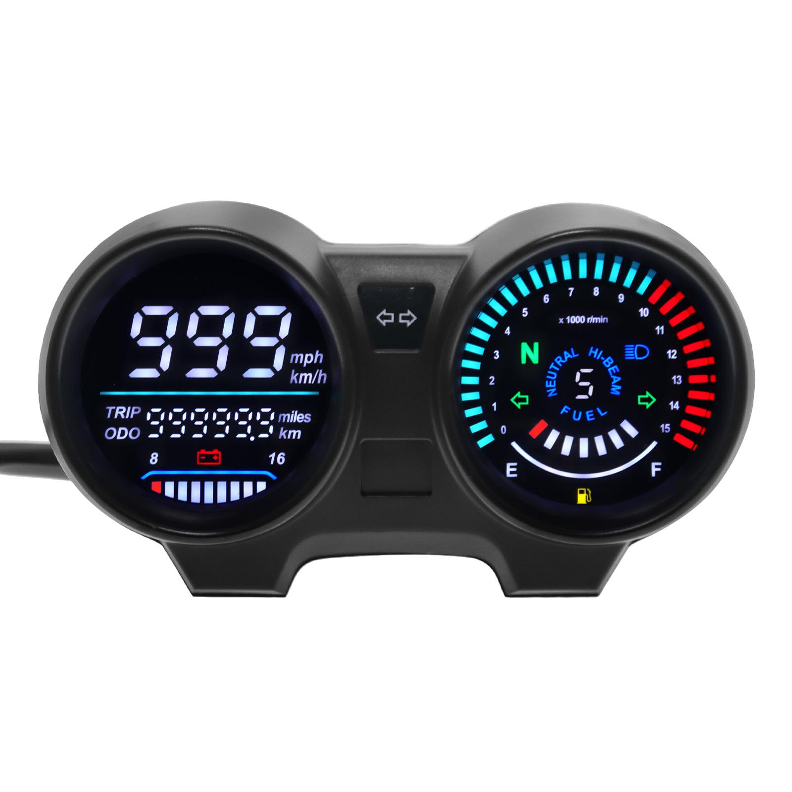 

Для Бразилии для TITAN для Honda CG150 2004-2009 Fan150 новейший цифровой светодиодный электронный измеритель температуры мотоцикла спидометр