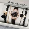 Black Starfish Pattern Dial Female Watch Trend Female Student Quartz Watch Trend