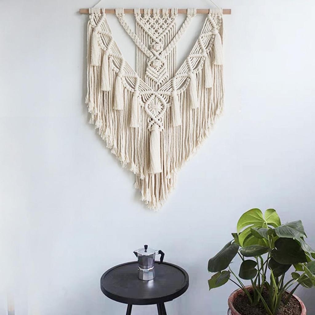 Bohemian Macrame Wall Hanging Tassel Boho Tapestry Hand-Woven For Home Decor Livingroom Bedroom Room House Decoration room decor