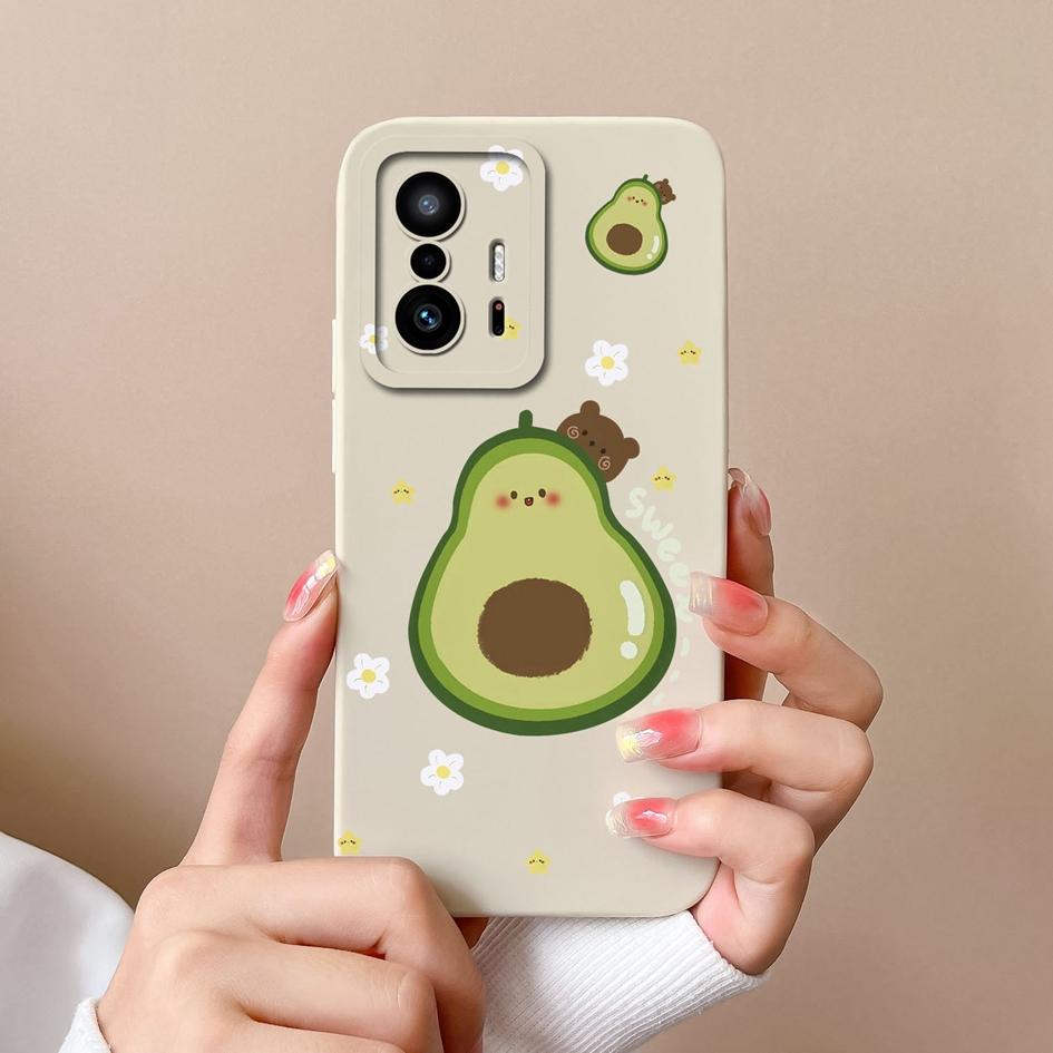 Case For Xiaomi 11T Pro Cover Fashion Design Sweet Girls Matte Liquid Silicone Screen Protector Shell For Xiaomi 11T 11 T Fundas