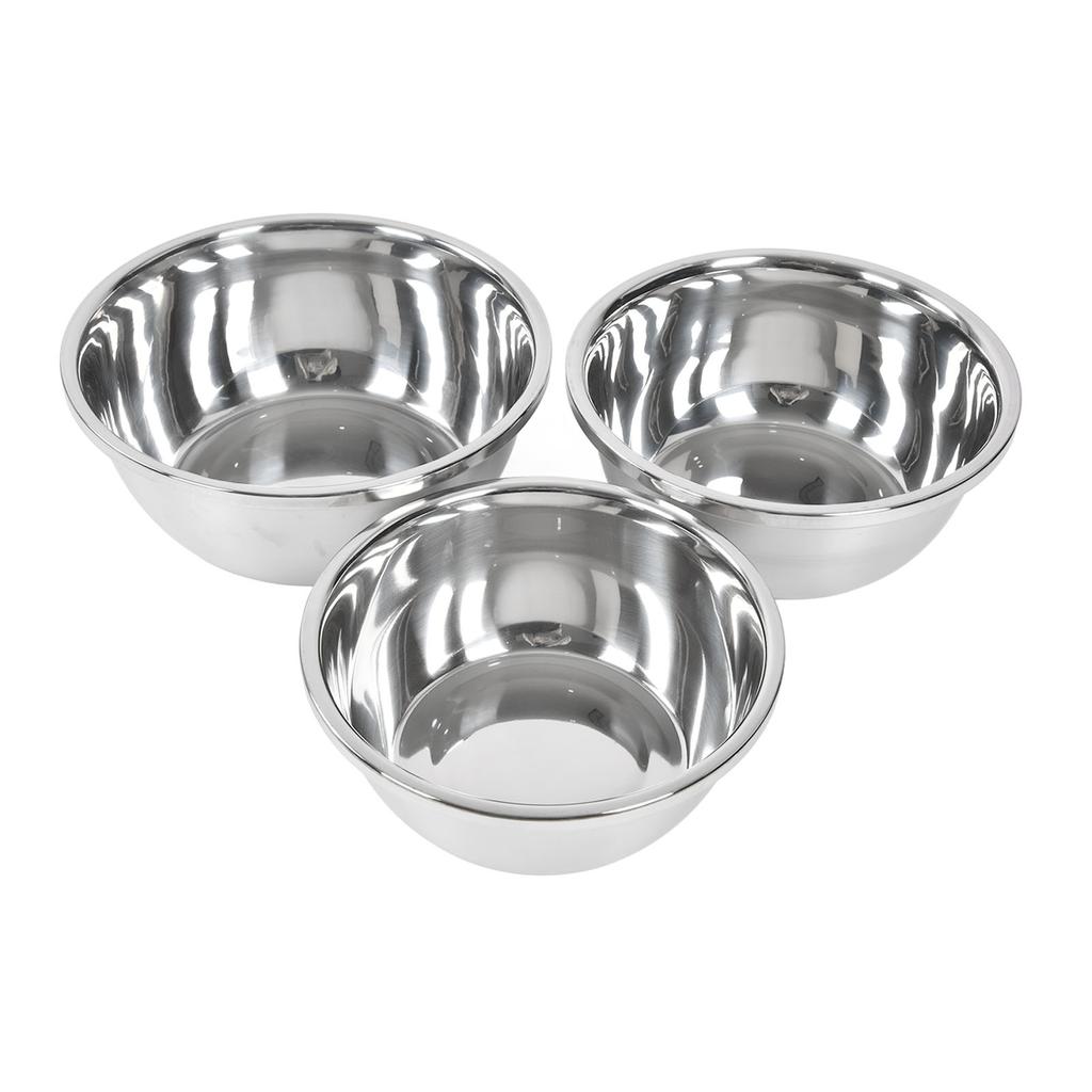 3 szt. 26 cm 28 cm 30 cm zestaw misek do mieszania ze stali nierdzewnej zagęszczona miska do zupy wielofunkcyjna miska kuchenna