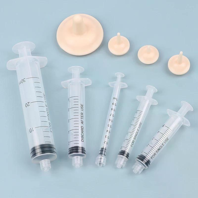 Newborn Pet Feeding Nipple For Dog Cat Hamster Feeding Pacifier For Medicine Feeding Pets Oral Syringe With Silicone Nipple