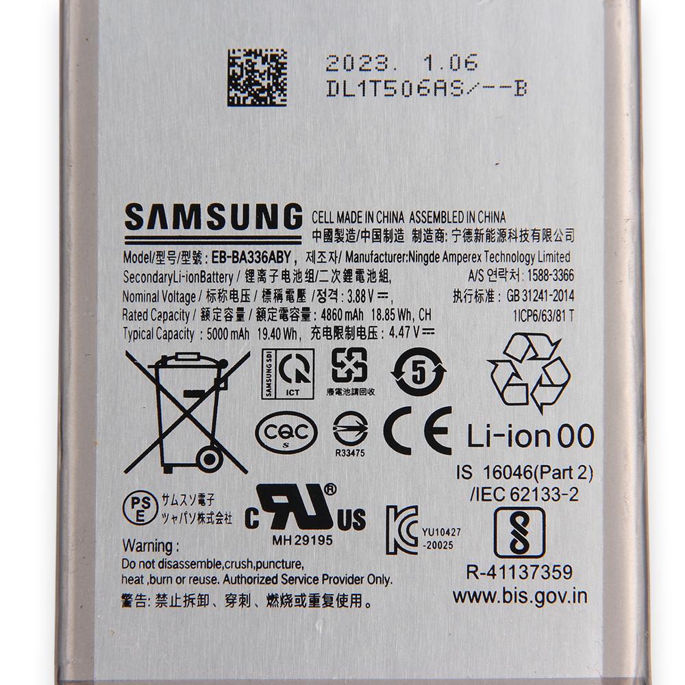 Original Replacement Battery For Samsung Galaxy A33 A53 5G SM-A5360 A5360 EB-BA336ABY EB-BA536ABY Battery 4860mAh