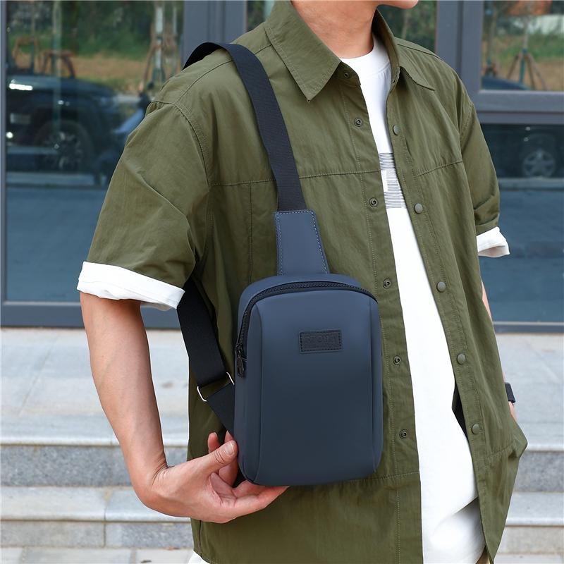Men Chest Bag Fashion Shoulder Chest Rig Man Sports Crossbody Bags for Male Mini Body Phone Bag Handbag Travel