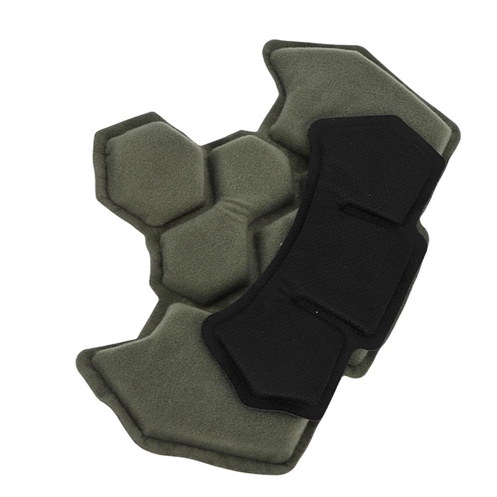 Helmet Padding Kit Memory Foam Pad Protective Mat Universal Motorcycle Bike Bicycle Cushions Waterproof OD Green