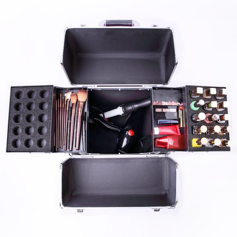 Trolley Rod Cosmetic Case, Trolley, Large Capacity, Storage Box, Toolbox